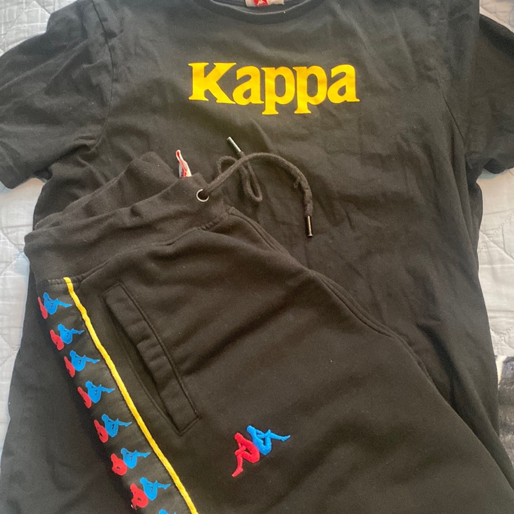 Kappa shorts and tee set